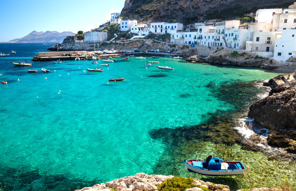 Levanzo Island Trapani Sicily Italy